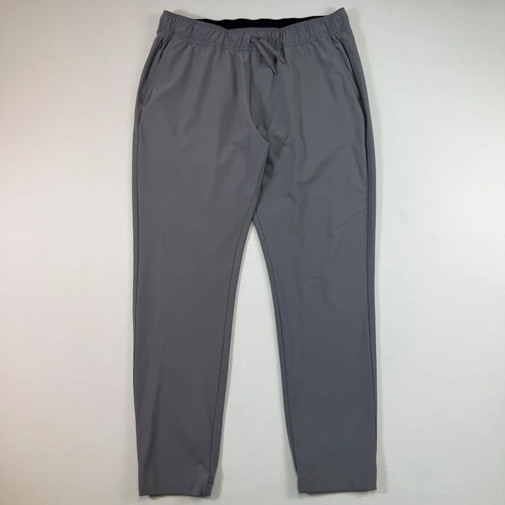 Travis Mathew Golf Travel Pants 2.0 Mens XL Grey Athletic Tapered Jogger Ripstop